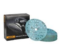 Mirka Discos de lijado Galaxy 150 mm cierre adhesivo grano 500 para resina epoxi y madera – 50 uds.