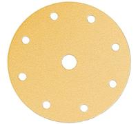Mirka Papel de lija Gold 150 mm 9 agujeros grano P240 100 piezas