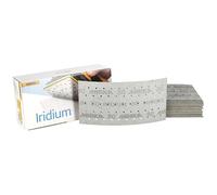 Mirka - papel de lija - Iridium 115x230 mm cierre adhesivo 55 agujeros | Papel de lija premium grano 80 55 agujeros para lacas masillas imprimación madera acero plástico