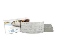 Mirka papel de lija Iridium 115x230mm cierre adhesivo 55 agujeros grano 100 | Papel de lija premium grano 100 para lacas masillas imprimación madera acero plástico 55 agujeros cierre adhesivo
