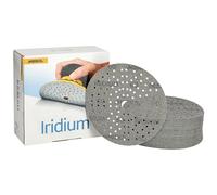 Mirka papel de lija Iridium Ø150 mm cierre adhesivo 121 agujeros grano 60