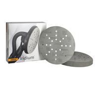Mirka Papel de lija Iridium Ø 225 mm Grano 120 25 discos cierre adhesivo