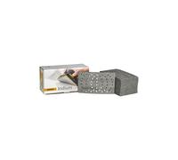Mirka papel de lija Iridium 81x133 mm cierre adhesivo 54 agujeros | Papel de lija premium Mirka para lijar laca masilla imprimación madera acero plásticos con cierre adhesivo y 54 agujeros