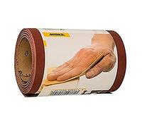 Mirka Red rollo de papel de lija 115mm x 5m / grano P100 / 1 rollo/Para lijar madera, metal y plástico
