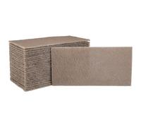 Mirka Mirlon Total 25 uds Vellón abrasivo MicroFine Grano 2500 Almohadillas abrasivas, vellón abrasivo para lijar, desoxidar, lijar, pulir madera, metal, plástico, acero inoxidable