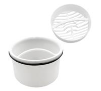Mirorola Rejilla con tubo de inmersión para conjunto de desagüe de ducha Viega Tempoplex, tubo de inmersión de repuesto para atrapapelos de ducha para modelo 6958.96, 625 221, filtro de cabello para