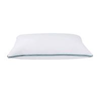 Miroytengo Almohada Ergocombi de Algodón, Firmeza Regulable, 2 Rellenos Ergoflakes, Cremallera 3 lados Color Blanco