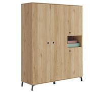 Miroytengo Armario Grande Estilo Industrial Clim 4 Puertas 150x200cm Light wood 376.05