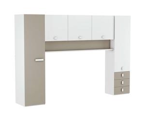 Miroytengo Armario Juvenil Puente Tidy Habitación Infantil 304x203cm White -