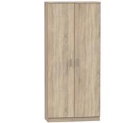 Miroytengo Armario Multiusos Escobero 1 Estante Superior regulable en Altura Color Roble Cambrian 180x80x35 cm Madera claro -