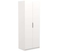 Miroytengo Armario para Dormitorio Ghost en Color Blanco con o sin Espejo Varias Medidas Without mirror - 79x203x51 cm without mirror 79x203x51cm