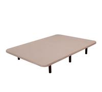 Miroytengo Base tapizada Estructura Acero con Tubo 40x30 con Refuerzos centrales con Tablero de DM Color Beige (90x200 cm, con Patas)