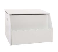 Miroytengo Baúl Infantil Biblioteca 1 Cajón con Espacio de Almacenamiento Melamina 57.8 cm Blanco White -