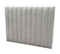 Miroytengo Cabecero Bursa para Dormitorio Matrimonio Tapizado Marco DM Color Gris Claro 165cm