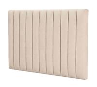 Miroytengo Cabecero de Cama 165 cm Bursa Dormitorio Beige Moderno tapizado Tejido poliéster no desenfundable Material poliéster 165x120x8 cm