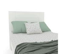 Miroytengo Cabecero de Cama Aroa 100 cm, Cabezal Dormitorio, Melamina Blanco Mate