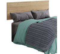 Miroytengo Cabecero De Cama Clim en Melamina - Diseño Sencillo En Color Roble Gold Para Camas De 150 O 135 Cm