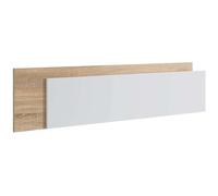 Miroytengo Cabecero de Cama Dormitorio Juvenil Superpuesto Color Blanco y Roble 185x50x3 cm