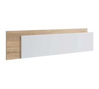 Miroytengo Cabecero de Cama Dormitorio Juvenil Superpuesto Color Blanco y Roble 185x50x3 cm