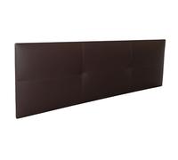 Miroytengo Cabecero Isabella Cama Matrimonio de Polipiel Marrón Chocolate 165x52