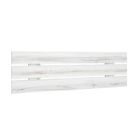 Miroytengo Cabecero para Somier 135 cm o 150 cm Cabezal Cama Matrimonio Moderno Lucca en Blanco Albo