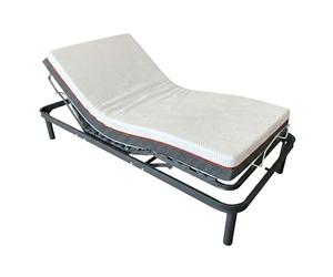 Miroytengo Cama Articulada con Colchón Viscoelástico Nert 5 planos motor, Mando y 7 zonas