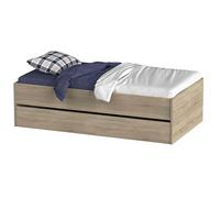 Miroytengo Cama nido Terai 105x190 cm doble juvenil Roble Cambrian