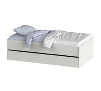 Miroytengo Cama Nido 105x190 cm, Cama Nido Grande, Cama Doble Juvenil Doble Terai Blanco Mate