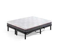 Miroytengo Colchón Nexus Air Flow con Nucleo flexible firmeza media-alta transpirable 20 cm alto 105x190 cm Gray