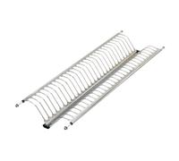 Miroytengo Escurreplatos de Acero Inoxidable de Cocina en Color Gris para Módulos Altos de 80 cm con Medidas 79x12x25 cm Gris -
