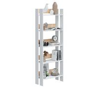 Miroytengo Estantería Librería Oficina Salón Comedor Madeira Roble Canadian y Blanco Artik 170x57x27 cm White/ wood -