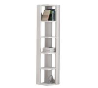 Miroytengo Estantería Vertical Senses 5 Huecos Blanca 34x161x34 cm White -