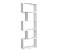 Miroytengo Librería Estantería Neón Blanco Mate 5 Estantes 181x60x25 cm White -