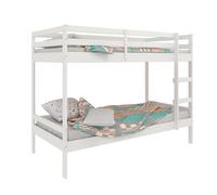 Miroytengo Litera Rabbit Fabricada con Madera Pino Sin Cajón Color Blanco 195x152x101 cm White