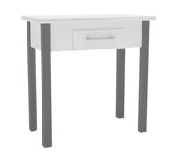 Miroytengo Mesa de cocina extensible Sendai Blanco y gris varias medidas 2 plazas