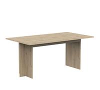 Miroytengo Mesa de Comedor Extensible Lead Estilo Natural en color Roble Artisan 166x74x90 cm Real oak - 166x74x90 cm 166 x 74 x 90 cm