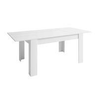Miroytengo Mesa de Comedor Salón Extensible Bass Estilo Moderno en Color Blanco Mate o Albo 140/200x90 cm White white 140-200x76x90 cm