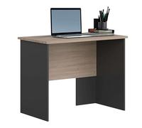 Miroytengo Mesa de Escritorio Estudio Nibis Industrial Color Roble Sonoma y Gris Antracita 100 cm