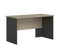 Miroytengo Mesa de Escritorio Oficina Ni stilo Industrial Color Roble Sonoma y Gris Antracita 140 cm