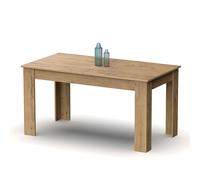 Miroytengo Mesa de Salón Comedor extensible Color Roble Gold 140-195x80x77 cm Light wood - 199.74