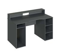 Miroytengo Mesa Escritorio Gamer Ozone Color Gris Reversible 136x88x67 cm