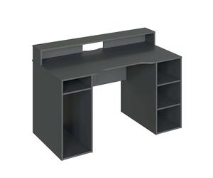 Miroytengo Mesa Escritorio Gamer Ozone Color Gris Reversible 136x88x67 cm