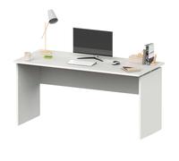 Miroytengo Mesa Escritorio Rivoli Moderno Color Blanco Mate 155 cm White