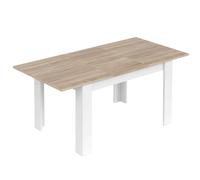 Miroytengo Mesa Extensible de Salón Comedor Kendra en Varios Colores 140-190x90x78 cm White / canadian oak