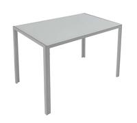 Mesa fija de cocina cica color gris de cristal 105x75x60 cm