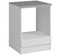 Miroytengo Módulo para horno inferior 60 cm EKO cocina modular color blanco mate estilo moderno White -