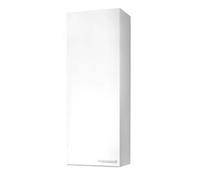 Miroytengo Mueble Auxiliar de Baño Elora 1 Puerta 2 Estantes Diseño Moderno Melamina Color Blanco Brillo 30x85x25 cm