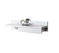 Miroytengo Mueble De Entrada Cajún Recibidor Colgado Color Blanco 70x20x28 cm White
