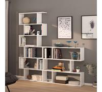 Miroytengo Pack 2 estanterías Athena en color blanco brillo White -