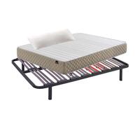 Pack ahorro golden descanso completo 135x180 cm (colchón + somier multiláminas + patas + almohada) 30 cm